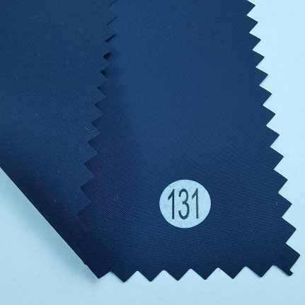 300T plain woven RPET poliester dark blue color with PU coating for spring